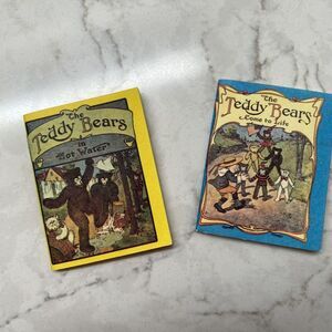 The Teddy Bears In Hot Water, The Teddy Bears Come To Life VTG Paper Books